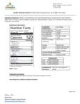 Gardein Plant-Based Be'f Strips Nutritional Information