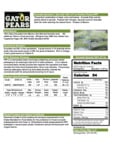 Gator Pears Avocado Spread with Sea Salt Portion Packet Nutrition