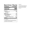 Goslings Ginger Beer 12 oz. Nutrition