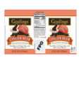 Goslings Peach Ginger Beer Nutrition