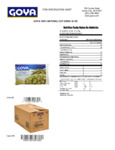 GOYA 100% NATURAL CUT OKRA 16 OZ Nutrition