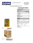 GOYA FRUCTA MANGO PULP 14 OZ Nutrition GOYA FRUCTA MANGO PULP 14 OZ Nutrition
