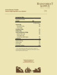Green Banana Powder Nutritional Panel
