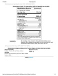 G.S. Gelato BUTTERFINGER® Gelato Nutrition Information