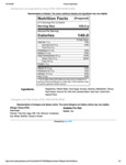 G.S. Gelato Raspberry Sorbetto Nutrition Information G.S. Gelato Raspberry Sorbetto Nutrition Information