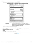 G.S. Gelato REESE'S and Cream Gelato Nutrition Information