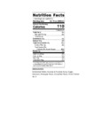 Hana Pineapple Soda Nutrition