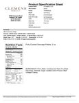 Spec Sheet
