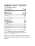 Nutrition / Ingredient Label
