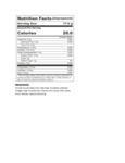 Heinz 32 oz. Ketchup Nutrition Sheet