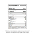 Nutrition / Ingredient Label