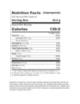 Nutrition / Ingredient Label