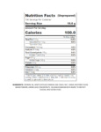 Nutrition / Ingredient Label