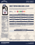 SWEET TERIYAKI WING SAUCE & GLAZE Nutrition