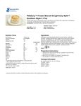 Specsheet / Nutrition