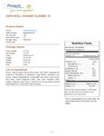 Specsheet / Nutrition