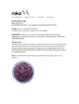 Pomegranate Rimming Sugar 1 lb. bag