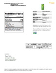 Izze Apple Sparkling Juice Nutrition