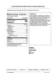 Nutrition Sheet