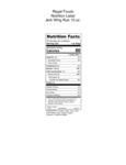 Regal Jerk Wing Rub Nutrition Information Regal Jerk Wing Rub Nutrition Information