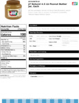 Nutrition / Ingredient Label
