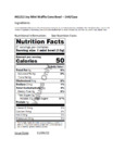 Joy 61212 Mini Waffle Bowl Nutrition