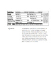 Keebler Ready Crust Graham Cracker Pie Shell Nutrition