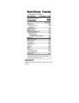 Kellogg's Corn Flakes Cereal .75 oz. Nutrition Label