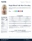 Ken's Foods 1 Gallon Coleslaw Dressing Nutrition Ken's Foods 1 Gallon Coleslaw Dressing Nutrition