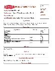 Kervan Gummi Blue Raspberry Rings 5 lb. Nutrition Sheet