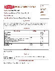 Kervan Gummi Lobsters 5 lb. Nutrition Sheet