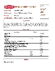 Kervan Gummi Worms 5 lb. Nutrition Sheet