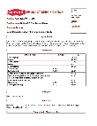 Kervan Sour Gummi Cherries 5 lb. Nutrition Sheet