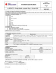 Kervan Sugared Gummi Orange Slices 5 lb. Nutrition Sheet