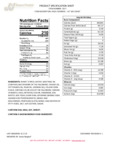 J & J Snack Foods King Size Churros Nutrition Information