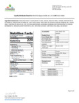 KRUSTEAZ 86151 90401 Belgian Waffle Nutrition