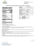 KRUSTEAZ Whole Grain Belgian Waffles Sticks Nutrition
