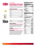 Lemon Bettercreme Nutrition Lemon Bettercreme Nutrition
