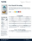 Lite Ranch Packet Nutrition