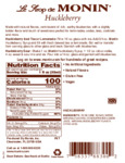 Nutrition / Ingredient Label