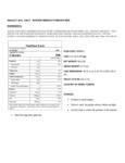 Bossen Mango Powder Drink Mix Nutrition