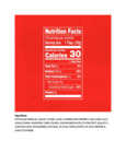 spicy maple nutrition