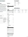 Spec Sheet/Nutrition