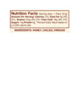 Mike's Hot Honey 0.75 oz. Packet Nutrition Information