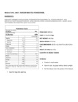 Bossen Milk Tea Powder Drink Mix Nutrition