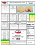 Annie's Mini NY Cheesecake Nutrition