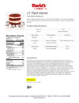 Annie's Lil Red Velvet Nutrition