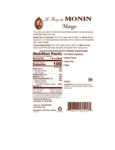 Nutrition / Ingredient Label