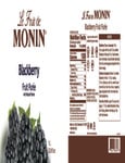 Monin Blackberry Puree Nutrition