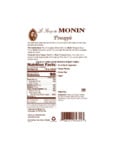 Monin Pineapple Nutrition